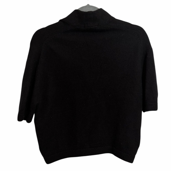 COS Black Short-Sleeve wool Cardigan - Picture 2 of 7